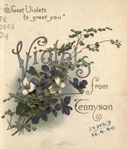 Cover of: Songs: from the poems of Lord Tennyson, Poet Laureate.