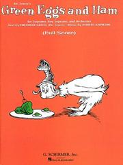 Green Eggs and Ham (Dr. Seuss) by Robert Kapilow