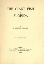 Cover of: The giant fish of Florida