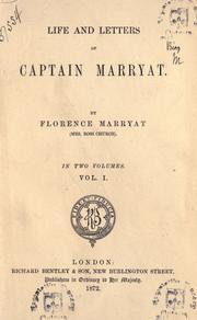 Cover of: Life and letters of Captain Marryat