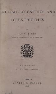 Cover of: English eccentrics and eccentricities