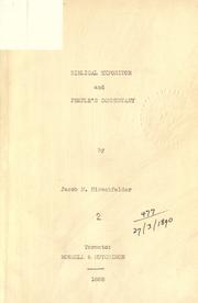 Cover of: Biblical expositor and people's commentary. by Jacob M. Hirschfelder