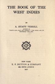 Cover of: The book of the West Indies by A. Hyatt Verrill
