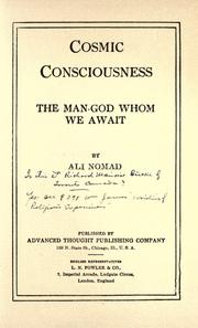 Cover of: Cosmic consciousness by Ali Nomad