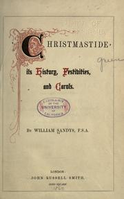 Cover of: Christmastide