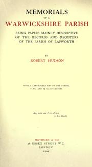 Cover of: Memorials of a Warwickshire parish by Robert Hudson