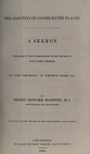 Cover of: National education: a sermon preached in the Cathedral Church of Chichester, Thursday, the 31st of May, 1838 ; in behalf of the Chichester central schools