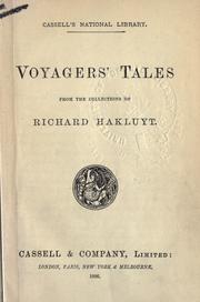 Cover of: Voyager's tales, from the collections of Richard Hakluyt. by Richard Hakluyt