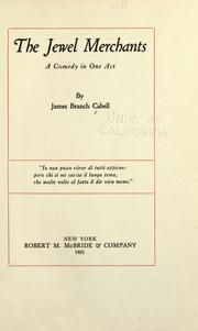 Cover of: The jewel merchants by James Branch Cabell