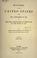 Cover of: History of the United States from the compromise of 1850.