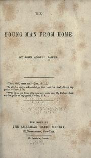 Cover of: The young man from home. by John Angell James