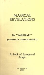 Cover of: Magical revelations