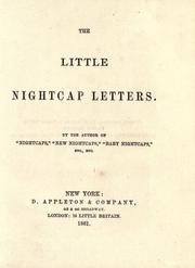 Cover of: The little nightcap letters