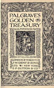 Cover of: Palgrave's golden treasury.