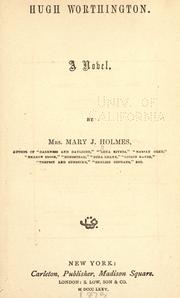 Cover of: Hugh Worthington by Mary Jane Holmes