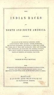 Cover of: The Indian races of North and South America
