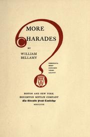 Cover of: More charades