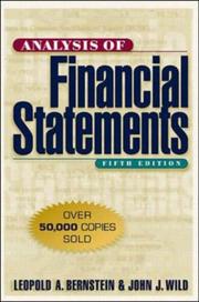 Analysis of financial statements