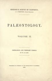 Cover of: Palaeontology