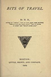 Cover of: Bits of travel. by Helen Hunt Jackson