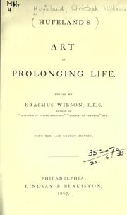 Cover of: Art of prolonging life