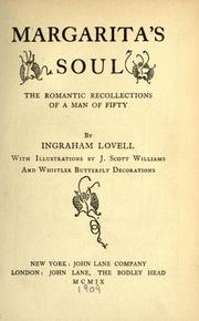 Cover of: Margarita's soul: the romantic recollections of a man of fifty