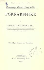 Cover of: Forfarshire. by Easton Smith Valentine
