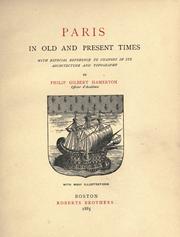 Cover of: Paris in old and present times