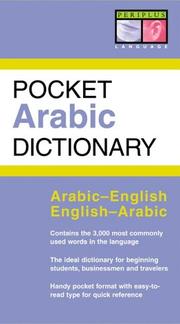 Pocket Arabic dictionary by Fethi Mansouri