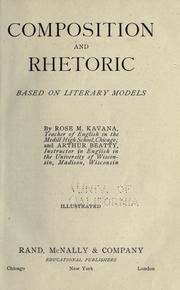 Cover of: Composition and rhetoric based on literary models