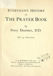 Cover of: Everyman's history of the prayer book