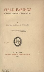 Cover of: Field-farings by Martha McCulloch-Williams