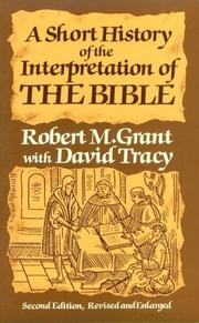 A short history of the interpretation of the Bible by Robert McQueen Grant