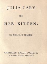 Cover of: Julia Cary and her kitten