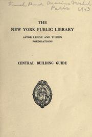 Cover of: Central building guide. by New York Public Library.