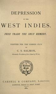 Cover of: Depression in the West Indies by Salmon, C. S.