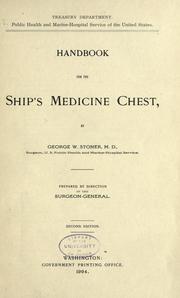 Cover of: Handbook for the ship's medicine chest