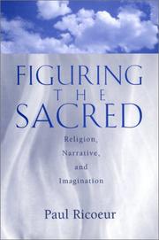 Cover of: Figuring the sacred by Paul Ricœur