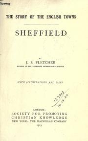 Cover of: Sheffield. by Joseph Smith Fletcher
