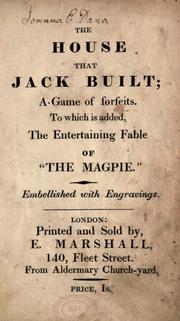 Cover of: The house that Jack built, a game of forfeits by embellished with engravings.