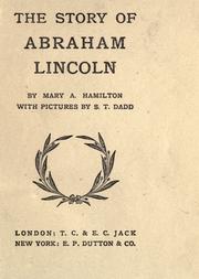 Cover of: The story of Abraham Lincoln