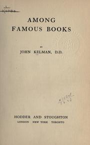 Cover of: Among famous books.