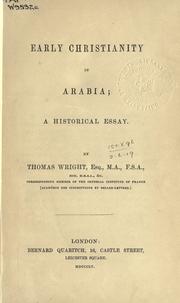 Cover of: Early Christianity in Arabia