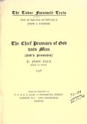 Cover of: The chief promises of God unto man (God's promises).: 1538.