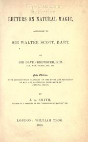 Cover of: Letters on natural magic: addressed to Sir Walter Scott, bart.