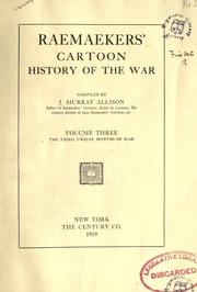 Cover of: Raemaekers' cartoon history of the war by Raemaekers, Louis