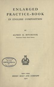 Cover of: Enlarged practice-book in English composition