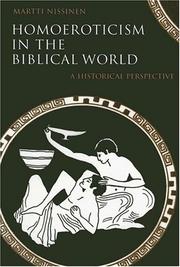 Cover of: Homoeroticism in the Biblical World: A Historical Perspective