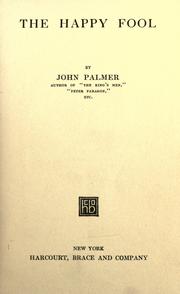 Cover of: The happy fool by John Leslie Palmer