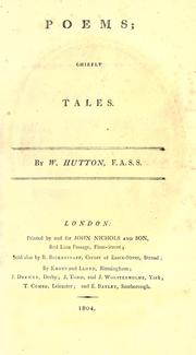 Cover of: Poems, chiefly tales.